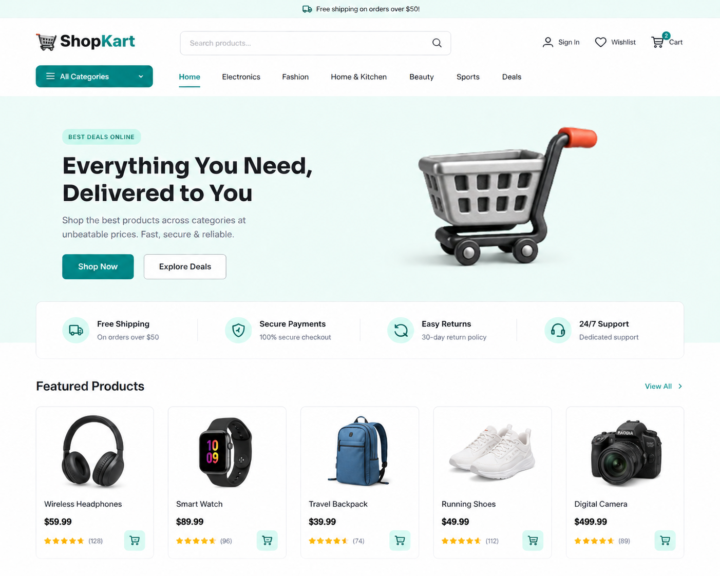 ShopKart Online Store
